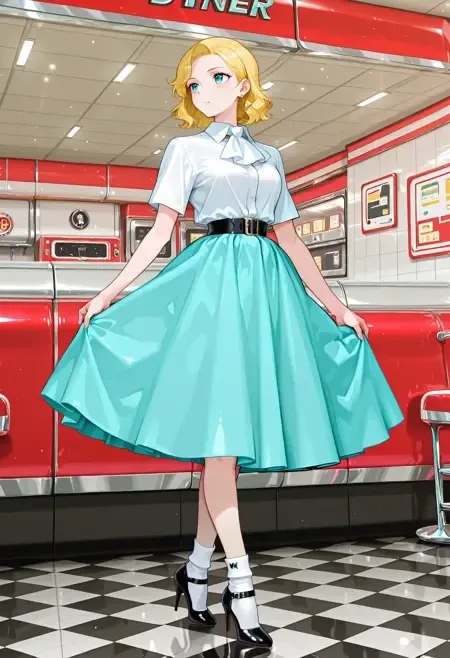 Poodle Skirt illust