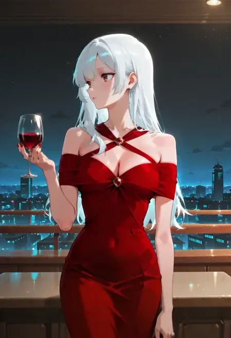 Checocre Wrapping Banquet Dress illust