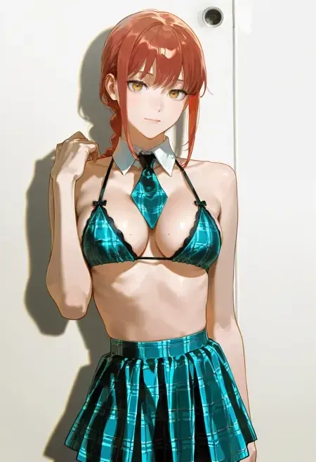 School Girl Costumes - Bikini Top illust