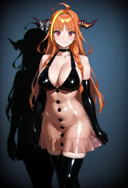  Dress Ruffles & Bow illust
