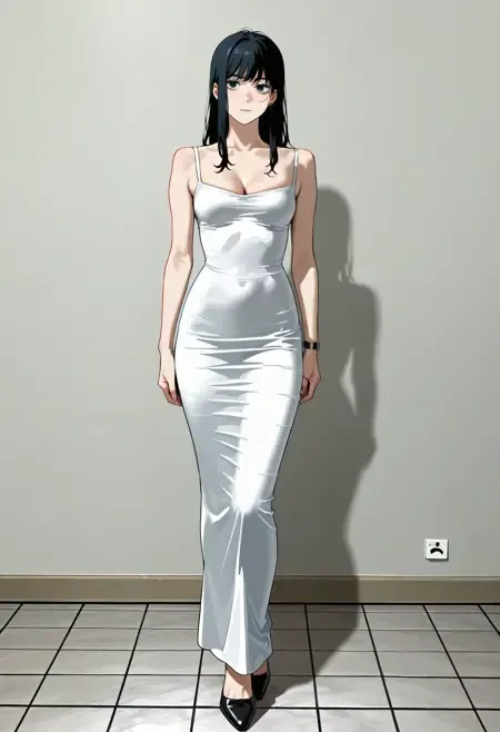 Aloruh Backless Bow Dress illust