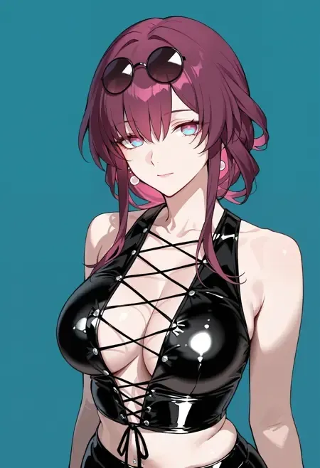  Lace-Up Top illust