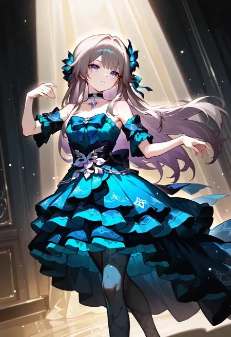 Chic Wave Gown illust