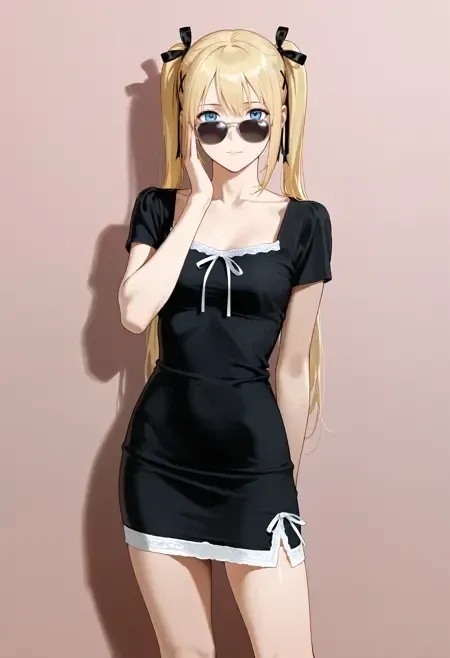 Y2K Little Black Dress illust