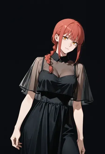 Black Widow Dress illust