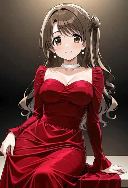 Velvet Ruched Bodycon Dress illust