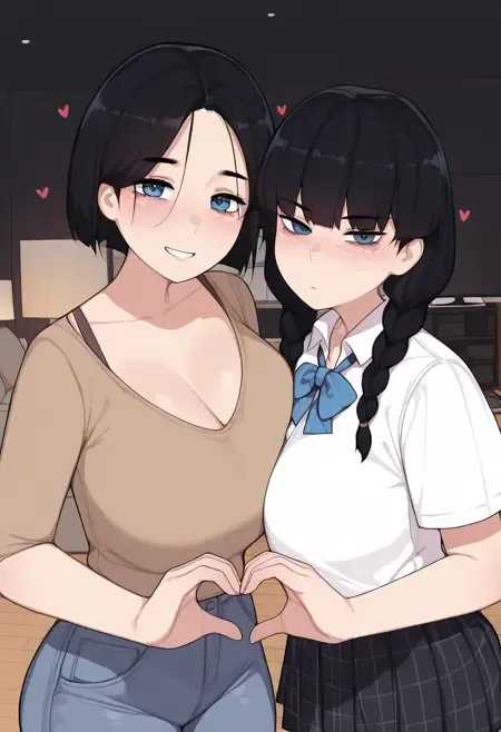 MILF Oyakodon (親子丼) Yuko Akiyama & Fumika Akiyama (pepper0 / Family) 1