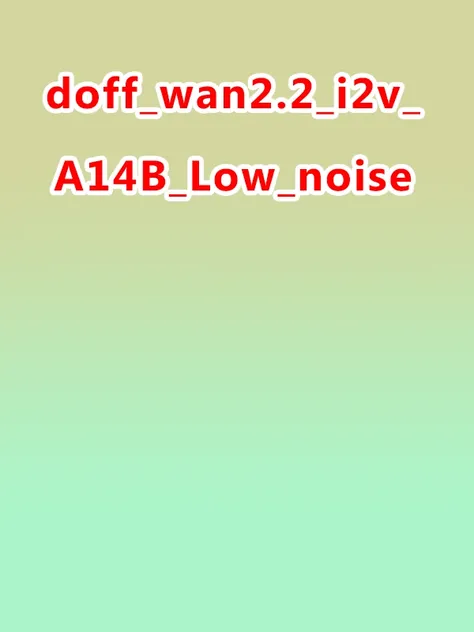 doff_wan2.2_i2v_A14B_Low_noise Low_noise