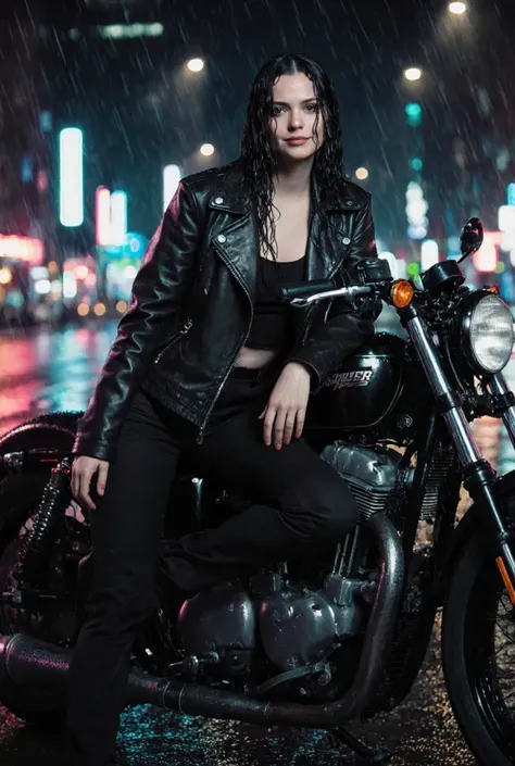 ในเสื้อแจ็กเก็ตหนัง