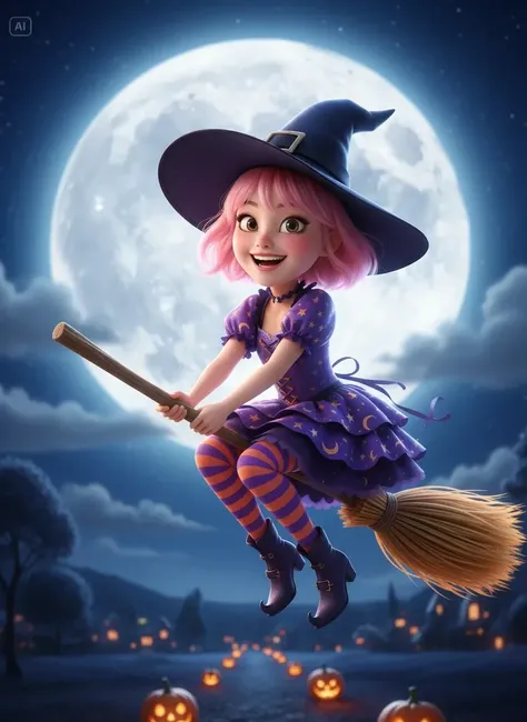 万圣节飞行女巫