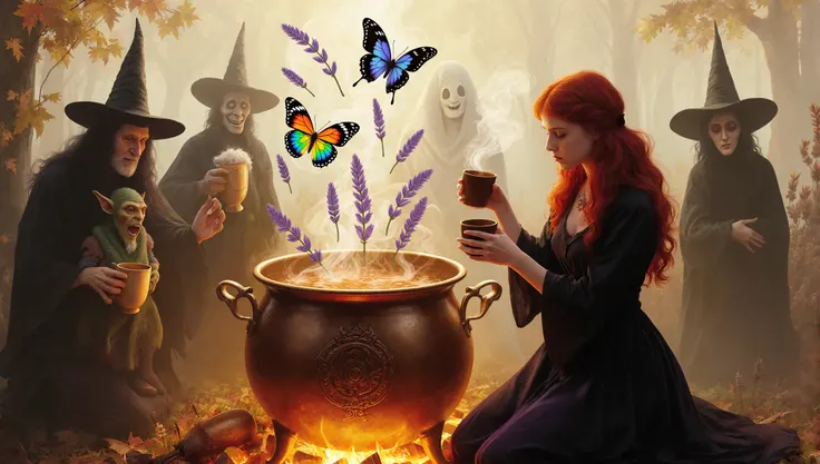 Nebel mit tanzenden Träumen