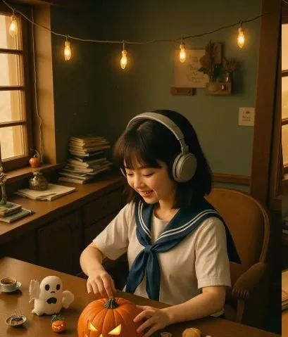 我迫不及待地等待着万圣节的到来！！