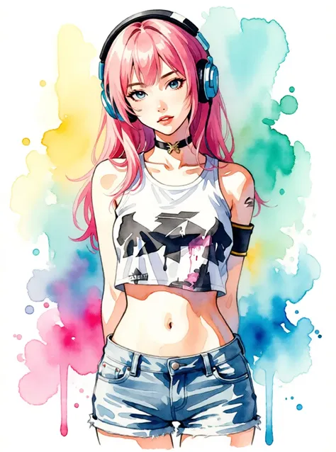 eau colorée lumière