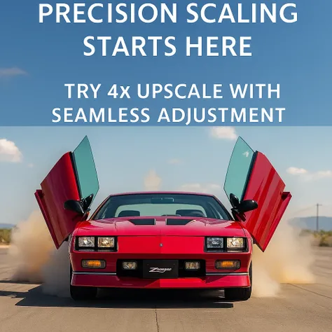 Bild auf 4x mit einem Faktor von 0 hochskalieren.5 V.1.1