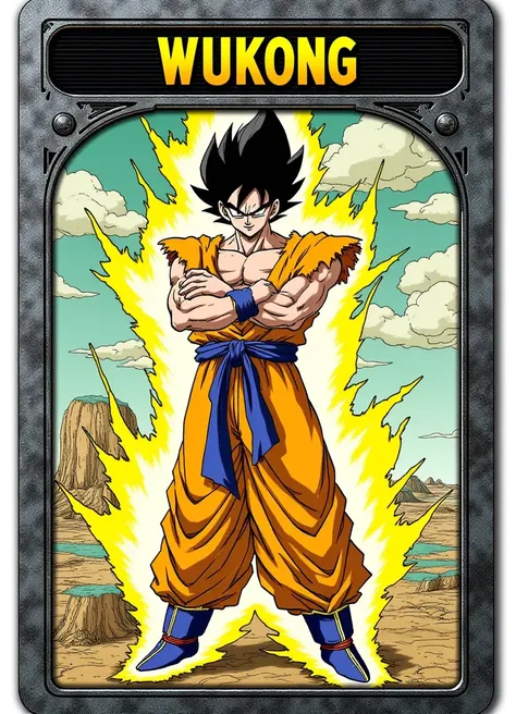 Dragon Ball style card drawing machine