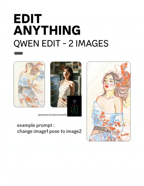 Modifier n'importe quoi - 2 IMAGES - Qwen Image Edit 2509