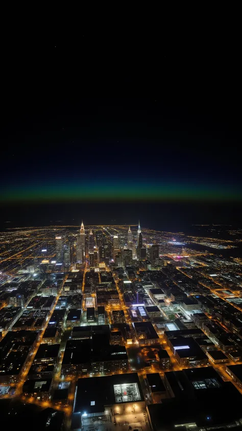 Dallas, Fort Worth night view