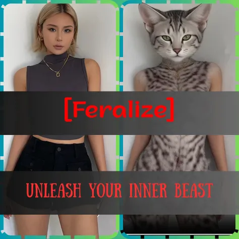 Feralize - Unleash Your Inner Beast [img to vid][wan2.2]