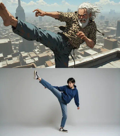 Pose LoRA High Kick FLUX