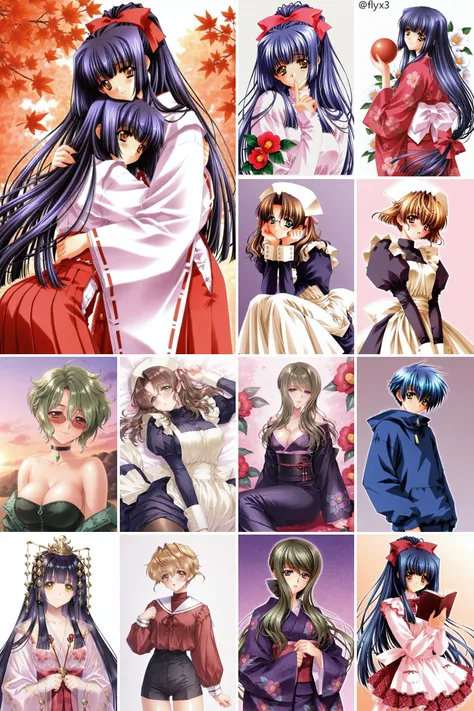 7 in 1，Moonlight Lady/ 顔のない月-待宵の双椿-/《无颜之月》，CARNELIAN - Artist Style illustrious XL_v1.0