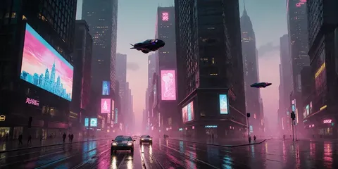 futuristic city
