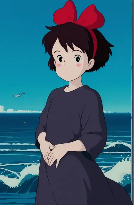 Kiki (キキ) - Kiki's Delivery Service (Majo no Takkyuubin) (魔女の宅急便) - COMMISSION Illust
