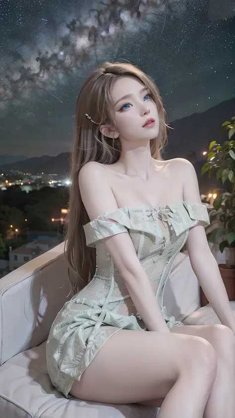 綠色夢幻蕾絲泡泡馬甲裙 2025_10_10