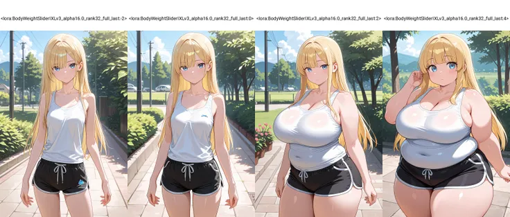 Body weight slider Pony/IllustriousXL