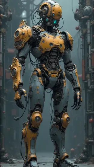 Mechanical Art Style FLUX v1.0