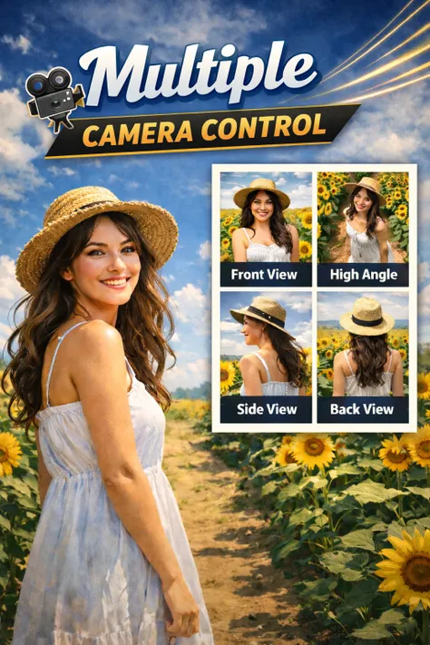Multiple Camera Control - Qwen-Image-Edit-2511 | ComfyUI Workflow