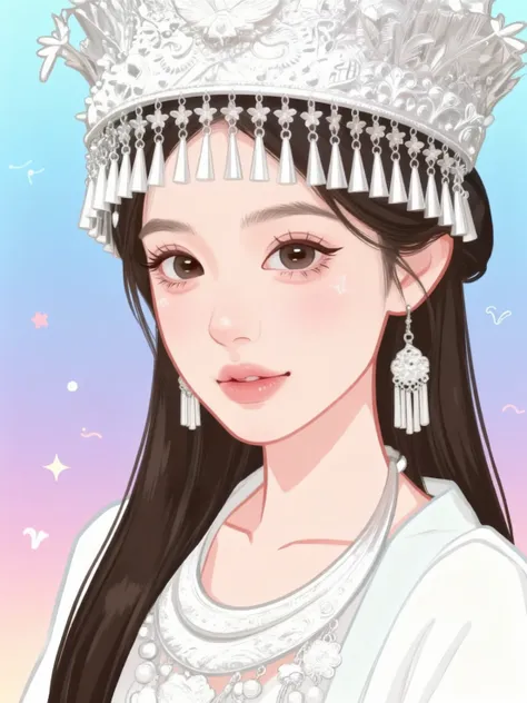 唯美手绘插画 Qwen-Edit