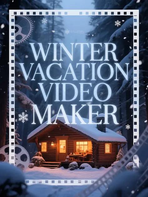 WINTER VACATION VIDEO MAKER (image to video)