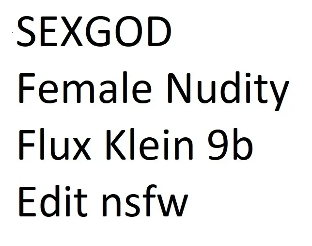 SЕXGOD Female Nuditу Flux Klein 9b Edit  2