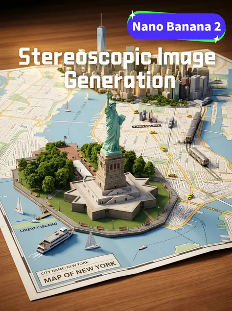 Nano Banana 2: Stereoscopic Image Generation