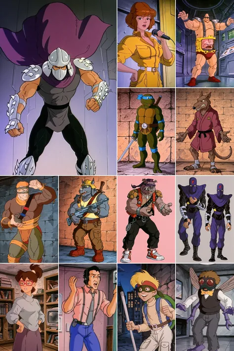 23in 1，Teenage Mutant Ninja Turtles 1987/忍者神龟，TMNT illustrious XL_v1.0