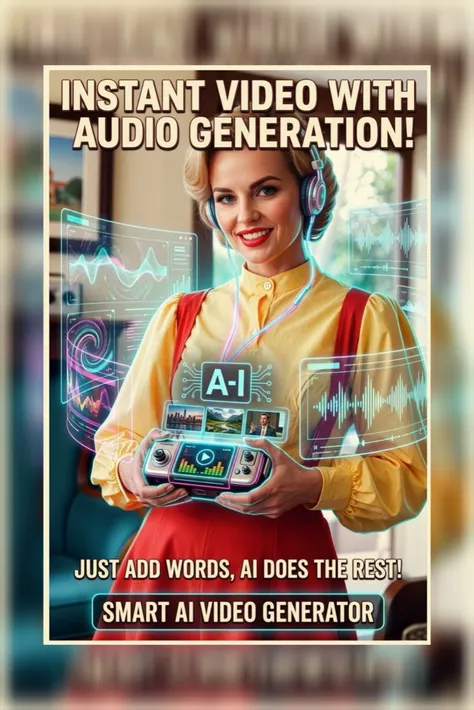 Smart Video Generator with Audio (Image to video)