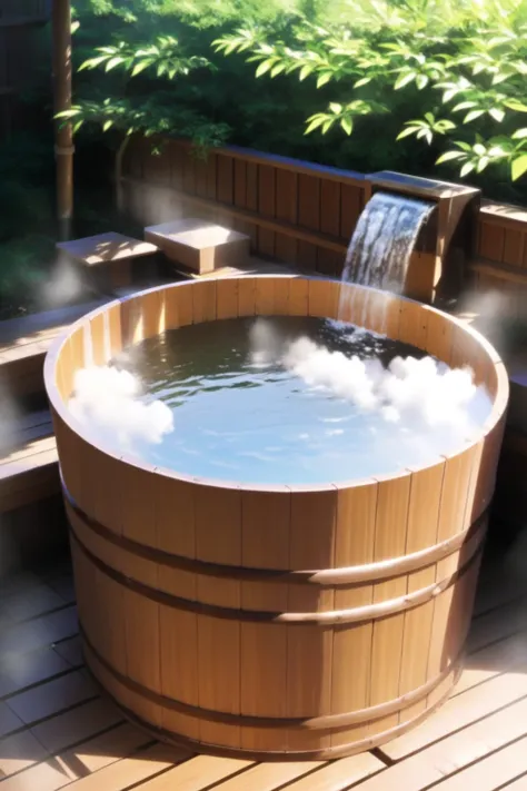 桶風呂＆桶/Wooden tub bath ＆ Wooden oke v1.0