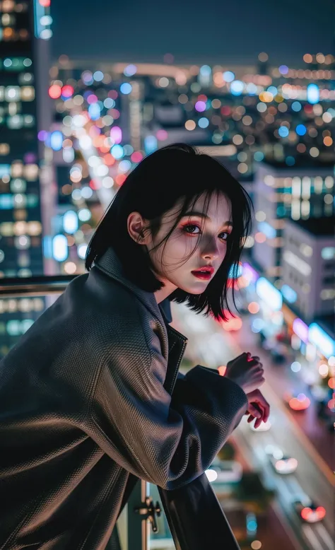 Moody portrait bokeh (Z Image) v1.0