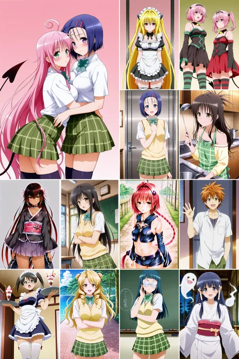 [illustrious XL] 22 in 1，Yabuki Kentarou/矢吹健太朗 《To Love Ru》/《出包王女》- Artist Style