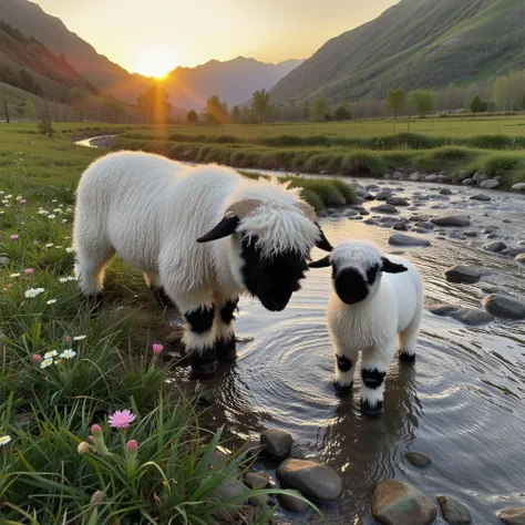 Valais Blacknose Lambs 1.0