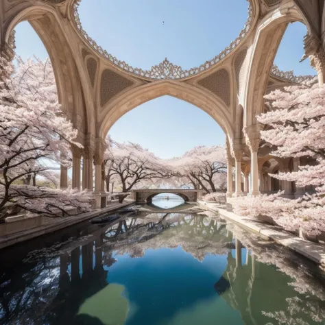 White Marble Archways