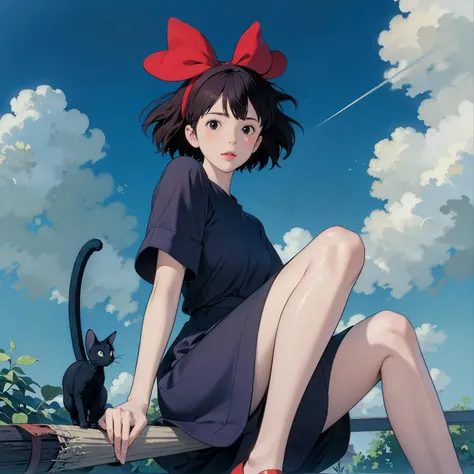 Ghibli - Kiki's Delivery Service - Kiki and Jiji