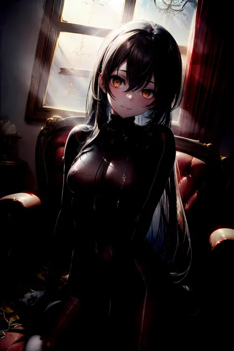 Tutu's HiSilk (8D Glossy Black One-Piece Pantyhose)/图图的嗨丝（8D黑色油亮连体黑丝）/チュチュのハイシルク（8D黒光沢ワンピースパンスト）