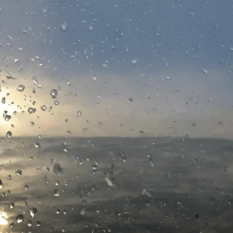 raindrops on the glass