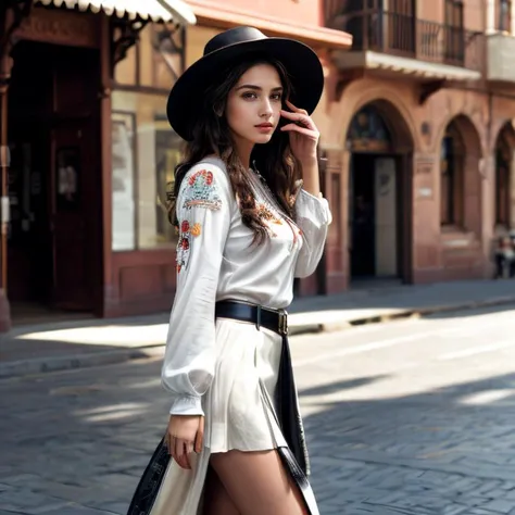 (Santa Fe Plaza, SFW, long-sleeve embroidered blouse, full-length skirt, wide-brimmed hat, leather sandals, exploring local art galleries, late afternoon:1.35) Instagram_Influencer_110_By_Stable_Yogi
Faceshot_By_stable_yogi
Styler_Embedding_By_Stable_Yogi
...