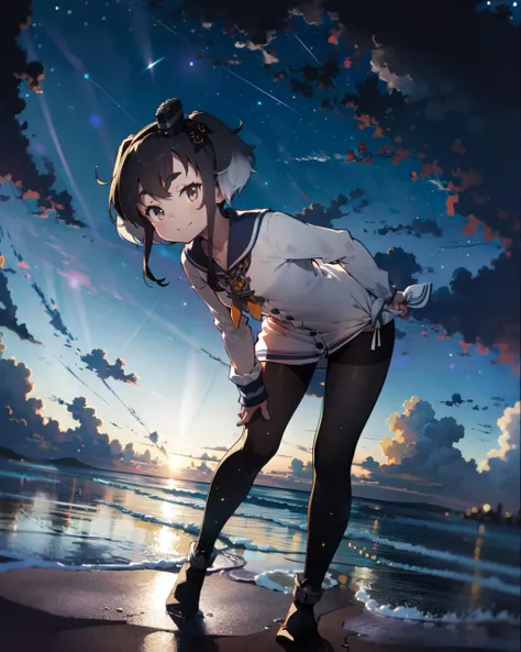 masterpiece, best quality, highly detailed
petite girl, , gently smile, ,full body, from below, cowboy shot, bent over,
,,<lora:Tokitsukaze:1>,tokitsukaze, sailor dress, black pantyhose, mini hat, yellow neckerchief, yellow eyes,
,,simple background, ,...