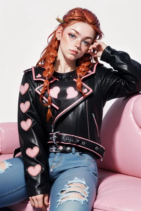 Heart Leather Jacket