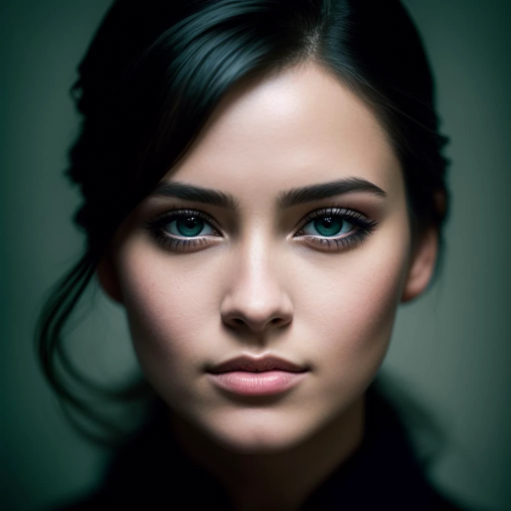 masterpiece, DSLR photo, analog style, nikon d5, real photo, a photo of a beautiful 25 year old woman, dramatic lighting (85mm), (detailed facial features), (detailed shiny eyes), dynamic angle, jeremy mann, Ilya Kuvshinov style