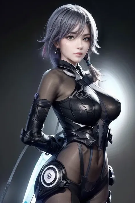 ultra realistic, 8k, masterpiece, ultra detailed background, delicate pattern, intricate detail, smile, standing, formal, looking at viewer, large breasts, PERFECT FACE, SEXY FACE, PERFECT BODY, perfect hands, detailed fingers, beautiful detailed eyes, per...