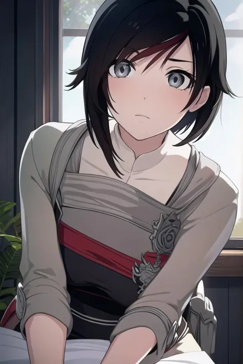 rubyrose, <lyco:rubyrosev4-lyco-nochekaiser:1>,
ruby rose, black hair, short hair, (grey eyes:1.5),
BREAK ,
BREAK looking at viewer,
BREAK outdoors,
BREAK <lora:GoodHands-vanilla:1>, (masterpiece:1.2), best quality, high resolution, unity 8k wallpaper, (il...